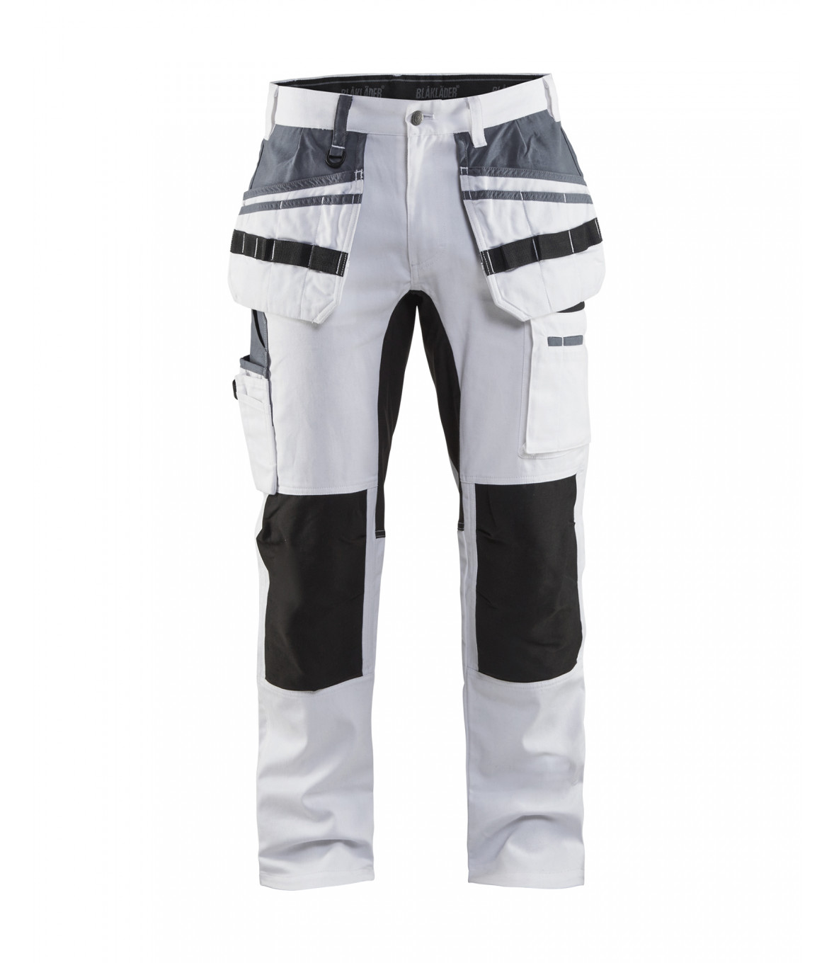Pantalon peintre Aérosol tricolore avec poches genouillères Blanc/Gris -  LMA - Taille 42
