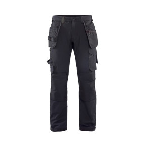 Ambachtsman broek stretch 4D Zwart/Donkergrijs - Blaklader