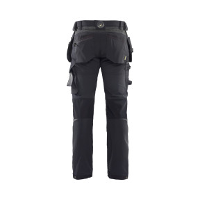 Ambachtsman broek stretch 4D Zwart/Donkergrijs - Blaklader