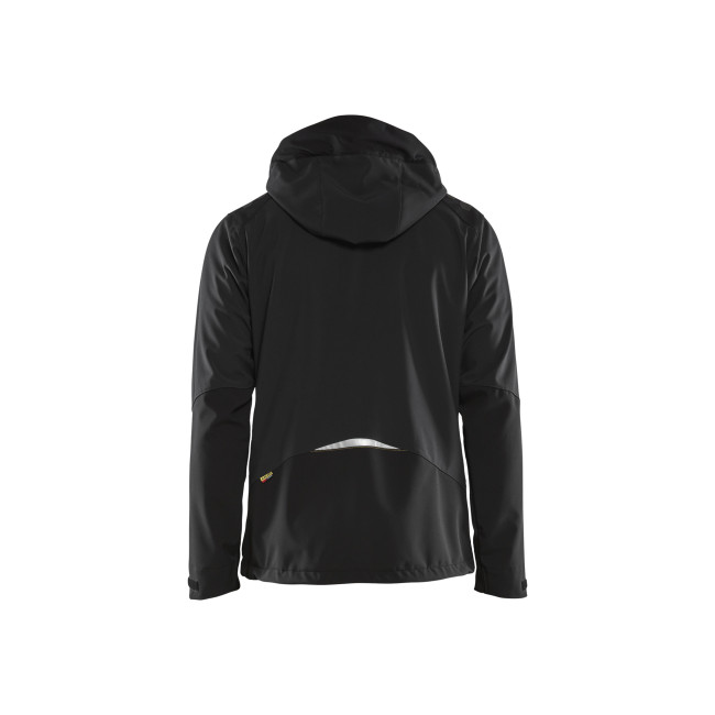 Veste softshell stretch 2D Noir/Rouge - Blaklader
