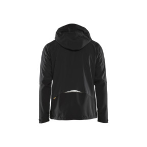 Veste softshell stretch 2D Noir/Rouge - Blaklader