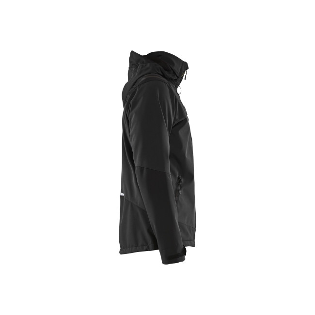 Veste softshell stretch 2D Noir/Rouge