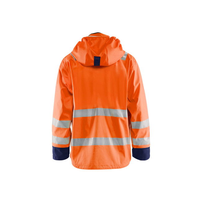 Veste de pluie HV niveau 3 Orange fluo/Marine - Blaklader
