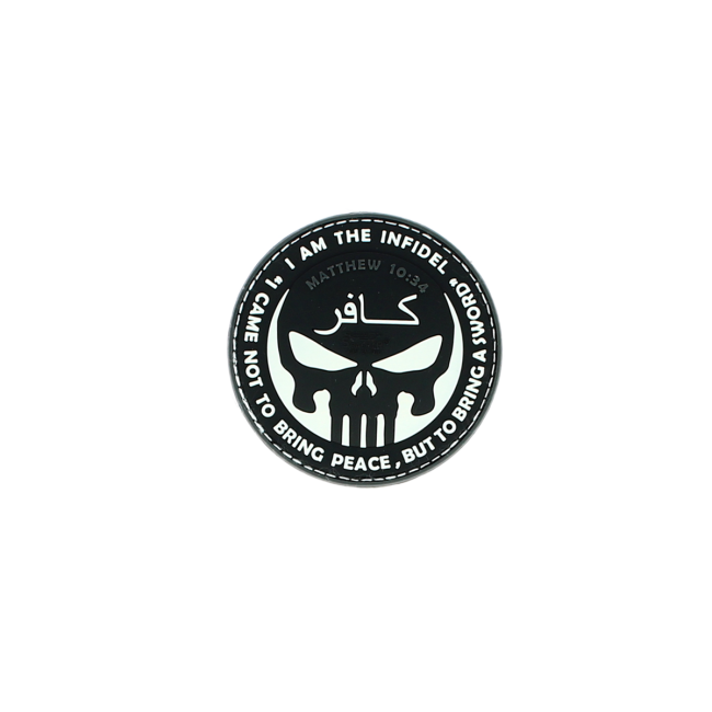 Patch L'infidèle Punisher noir - JTG