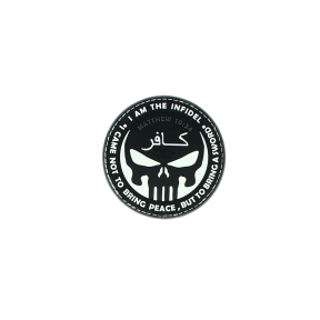Naszywka L'infidèle Punisher czarna - JTG