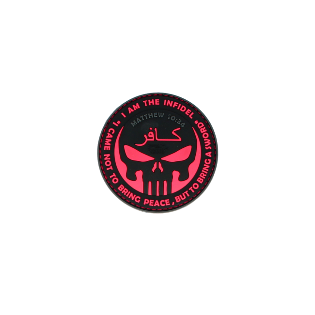 Patch L'infidèle Punisher rouge - JTG