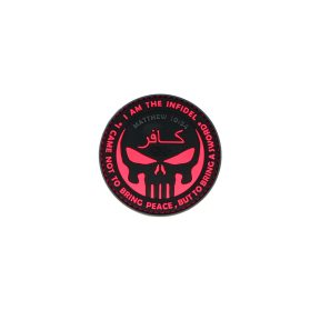 Patch L'infidèle Punisher rouge - JTG