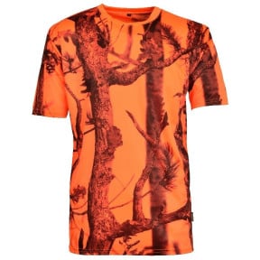 Tee-shirt respirant de chasse GhostCamo Blaze-black - Percussion