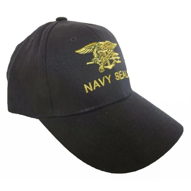 Baseballcap Navy Seals Zwart - Fostex Garments