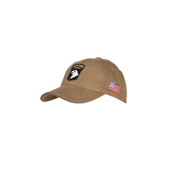 Czapka baseballowa 101st Airborne Piaskowa - Fostex Garments
