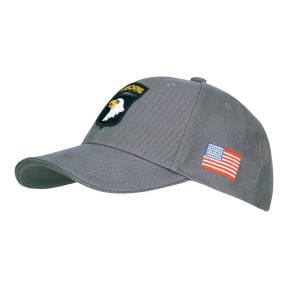 Baseball cap 101st Airborne Grey - Fostex Garments