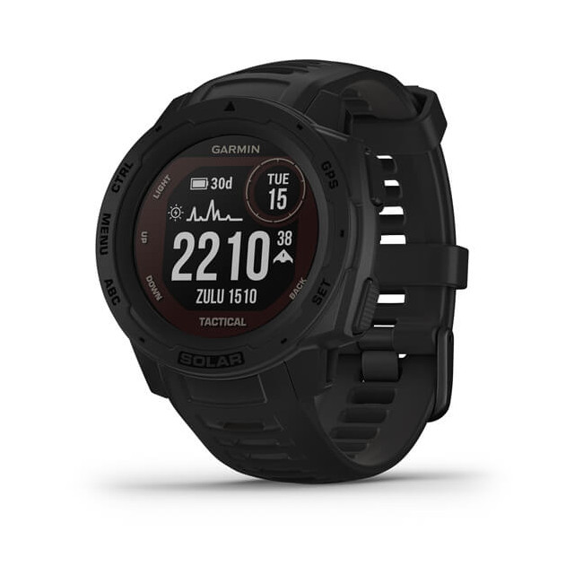 Instinct Solar Uhr Schwarz Tactical Edition - Garmin