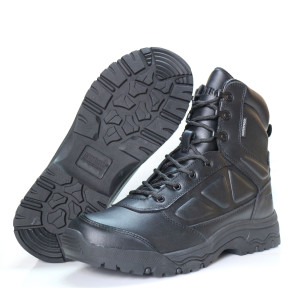 Rangers Noir mi-hautes cuir WP - Patrol
