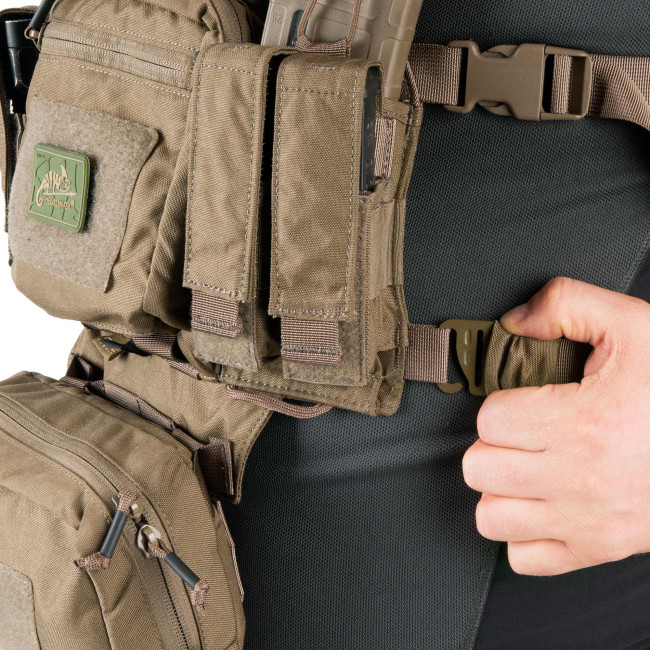 Chest Rig treningowy Czarno-szary - Helikon