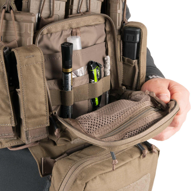 Trainings-Chest Rig Schwarz und Grau - Helikon