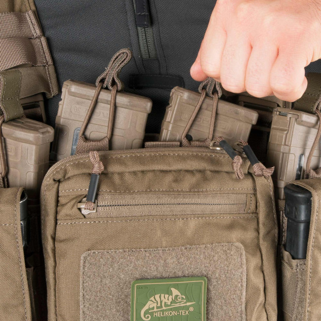 Trainings-Chest Rig Schwarz und Grau - Helikon