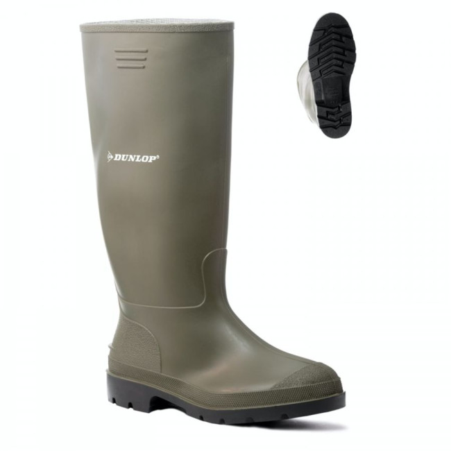 SELENIUM Botte PVC verte sans sécu