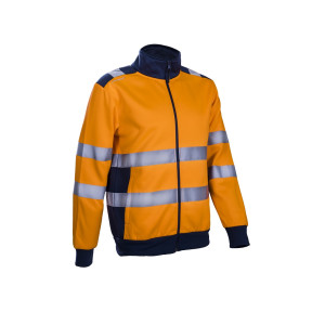 GOKKAN Thermo-Warnweste Orange und Marineblau - Coverguard