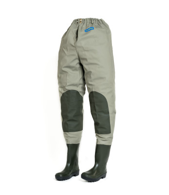 Pantalon PVC Beige + renfort genoux Vert - GoodYear