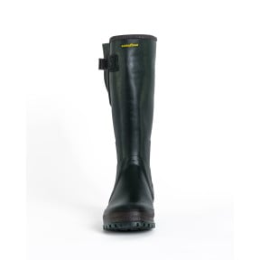 Bottes caoutchouc Vert Forêt 100% main + doublure Néoprène avec insert acier - GoodYear