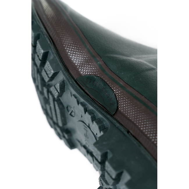 Rubberlaarzen Bosgroen 100% handgemaakt + Neopreen voering met stalen inzetstuk - GoodYear