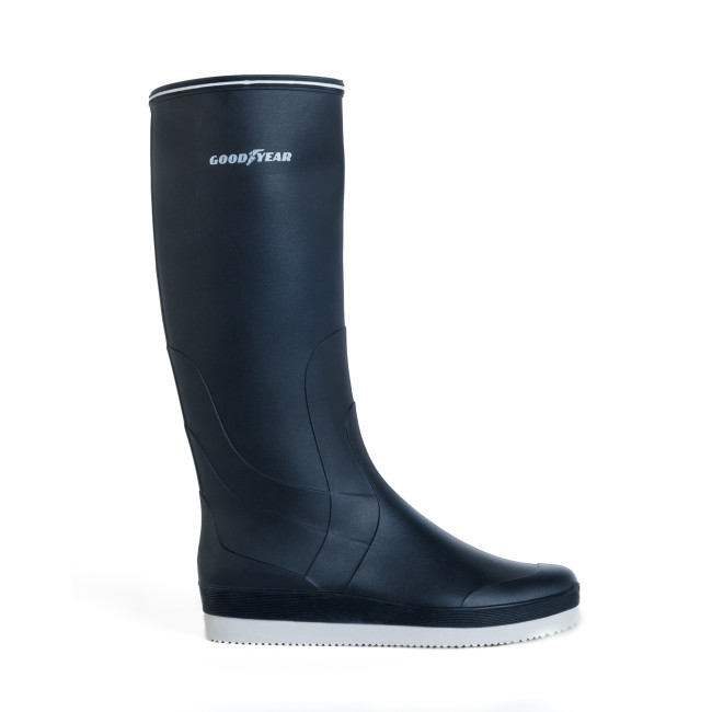 Bottes Bleu Marine PVC nautique sport 100% recyclable - Made in France - GoodYear