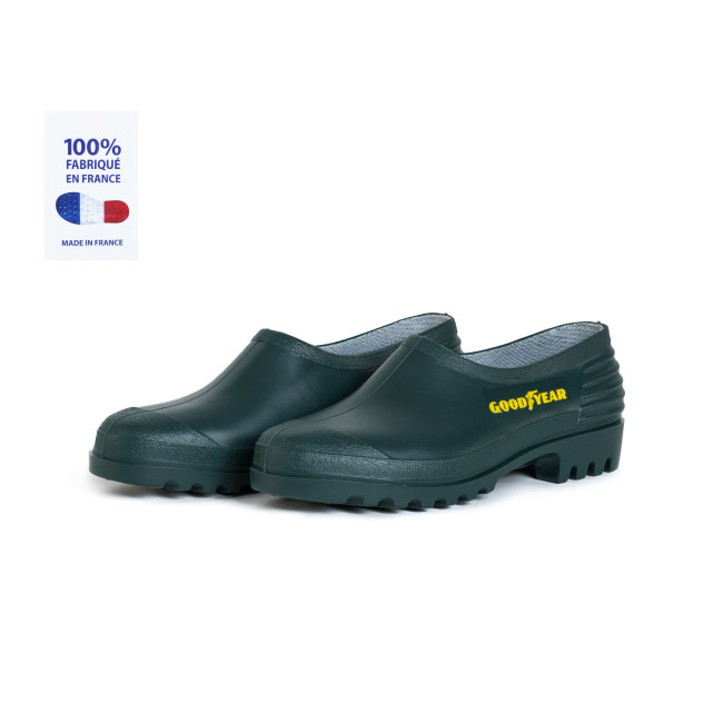 PVC-Schuh Grün 100% recycelbar - Made in France - GoodYear