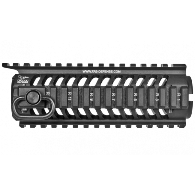 GARDE MAIN ALUMINIUM AVEC 4 RAILS PICATINNY POUR M-4