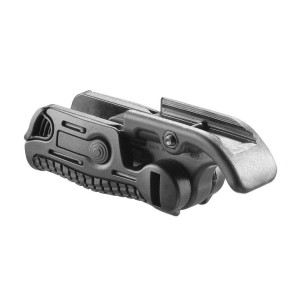 POIGNEE AVANT TACTIQUE DE SECURITE REPLIABLE POUR RAIL PICATINNY - NOIR