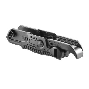 POIGNEE AVANT TACTIQUE DE SECURITE REPLIABLE POUR RAIL PICATINNY - NOIR