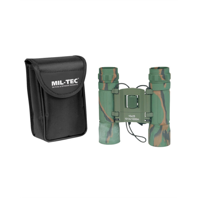 VOUWBARE VERREKIJKER 10X25 CAMO - Miltec