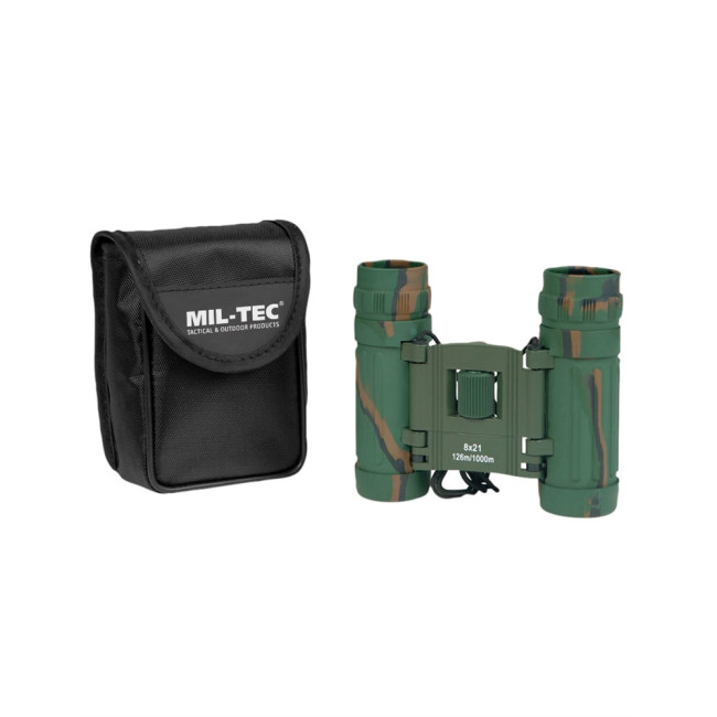 JUMELLES PLIABLES 8X21 CAMO - Miltec