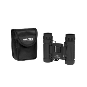 JUMELLES PLIABLES 8X21 NOIRE - Miltec