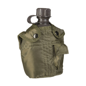 US PVC FELDFLASCHE 1LTR. MIT VA HÜLLE - Miltec