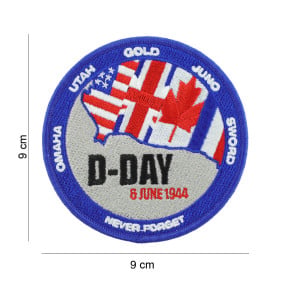 Patch D-Day Never forget 19081 - Fostex Garments