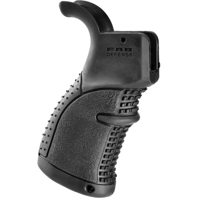 CROSSE PISTOLET CAOUTCHOUC NOIRE POUR AR15/M16/M4 FAB DEFENSE