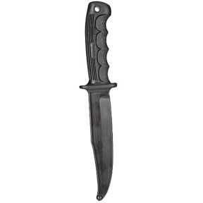 COUTEAU D'ENTRAINEMENT EN POLYMERE FLEXIBLE NOIR -  FAB DEFENSE