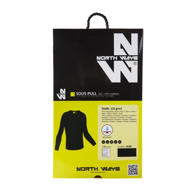 CAPRONI ZWARTE WERKONDERTRUI - NORTH WAYS