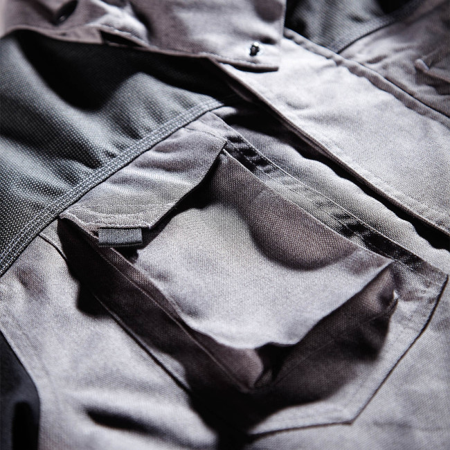 PARKA DE TRAVAIL GUILLAUMET GRIS CHINÉ / NOIR - NORTH WAYS