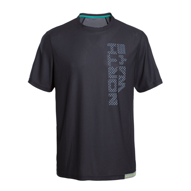 T-SHIRT ROBOCZY KRÓTKI RĘKAW NITCH CZARNY - NORTH WAYS