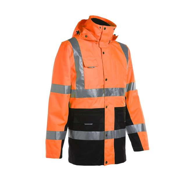 PARKA HV ROBOCZA WELLINGTON POMARAŃCZOWA FLUO - NORTH WAYS