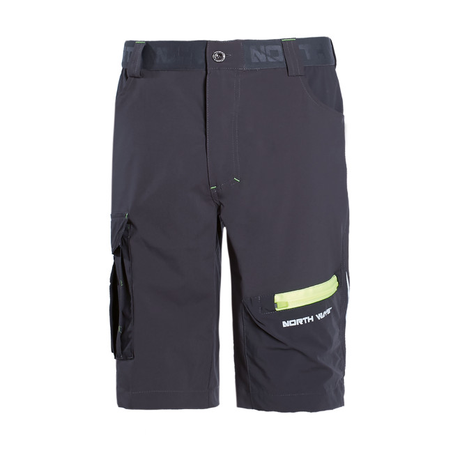 BERMUDA DE TRAVAIL HORN GRIS / VERT - NORTH WAYS