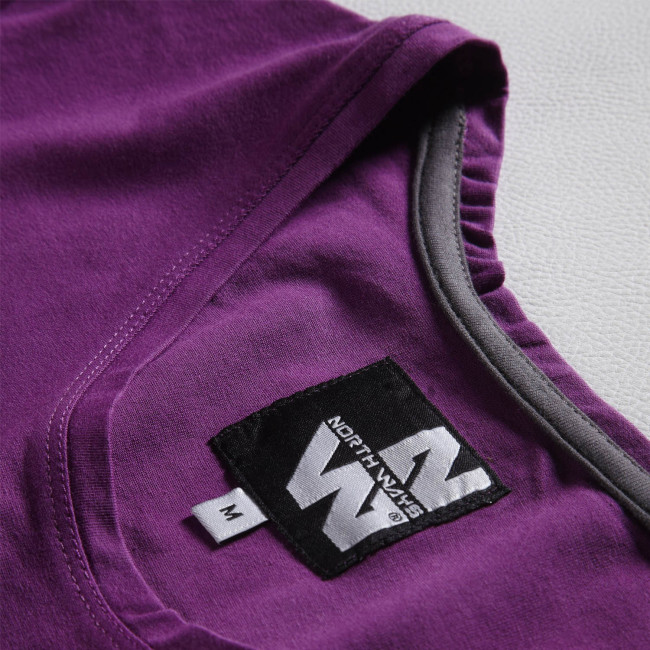 KURZARM-ARBEITS-T-SHIRT ROMANE FUCHSIA - NORTH WAYS