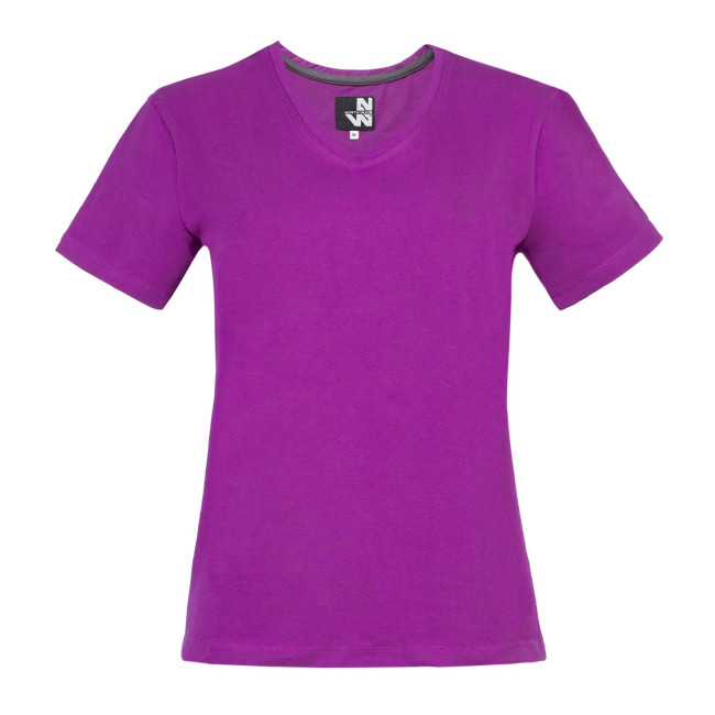T-SHIRT KURZE ÄRMEL ARBEIT ROMANE FUSHIA - NORTH WAYS