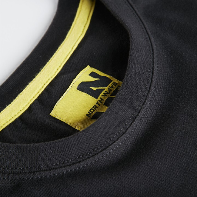 WERKSHIRT KORTE MOUWEN DUCK ZWART - NORTH WAYS