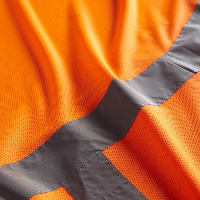 T-SHIRT KURZE ÄRMEL HV ARBEITSSHIRT ARMSTRONG NEON ORANGE - NORTH WAYS