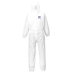 Combinaison jetable de protection SMS BizTex type 5/6 blanche - Portwest