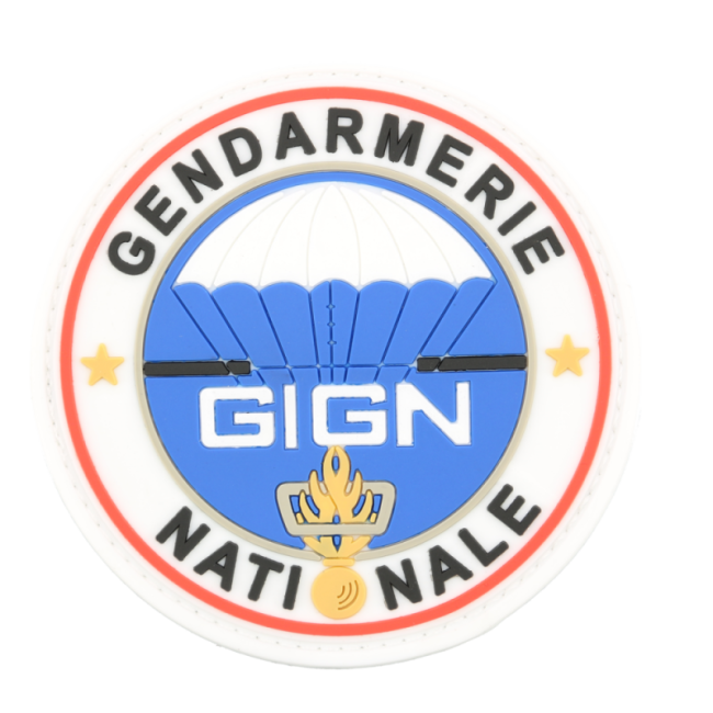 PVC-Abzeichen GD GIGN Rund