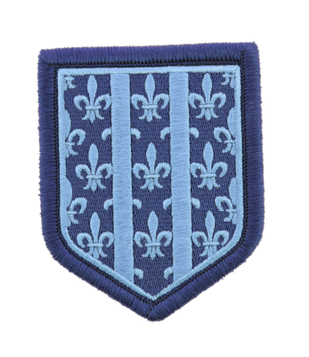 Ecusson Groupement II/I DE Gendarmerie Mobile basse visibilité Bleu