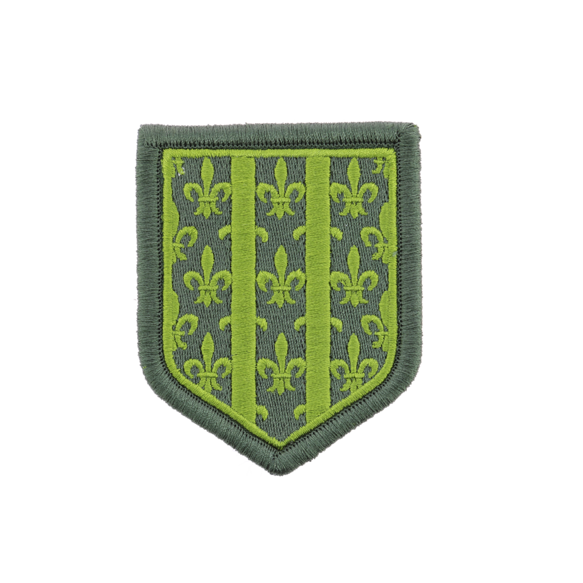 Ecusson Groupmt II/I de Gendarmerie Mobile basse vis. Vert